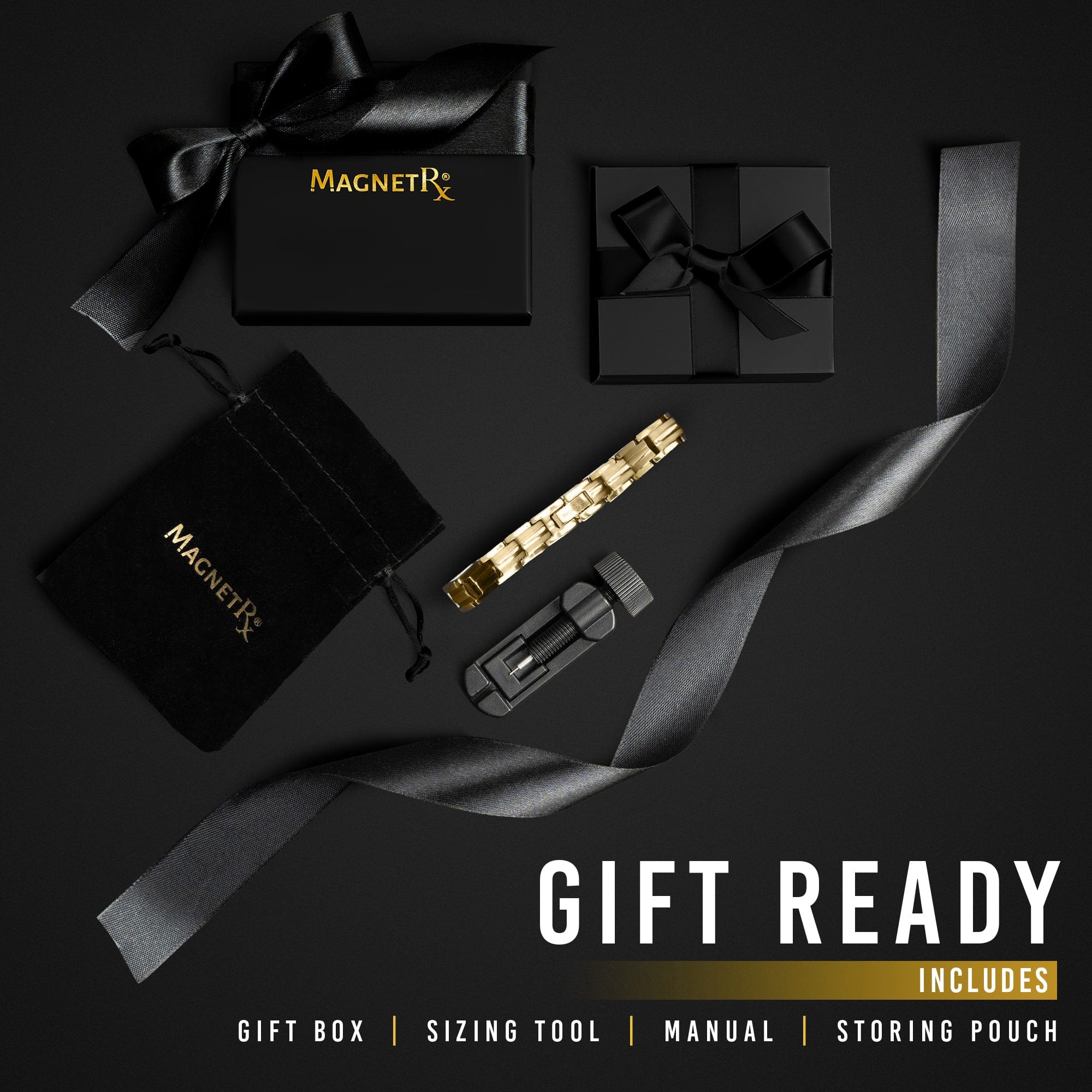 Women's Ultra Strength Gold Titanium Magnetic Therapy Bracelet - Image 8